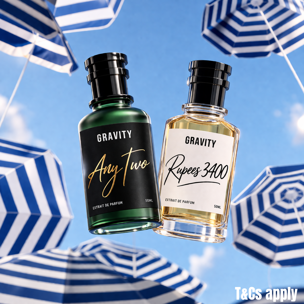 SUMMER DRIFT ( ANY TWO PERFUMES OF 50 ML IN 3,400 rs )